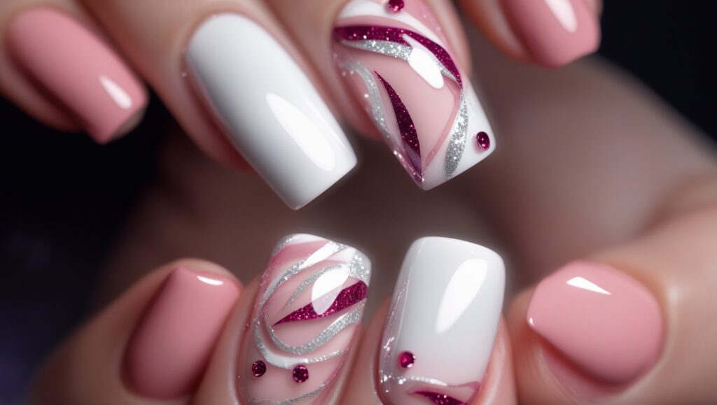 valentine's day nails