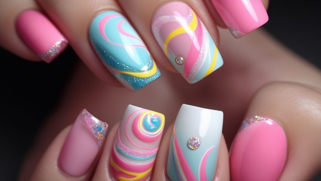 valentine's day nails