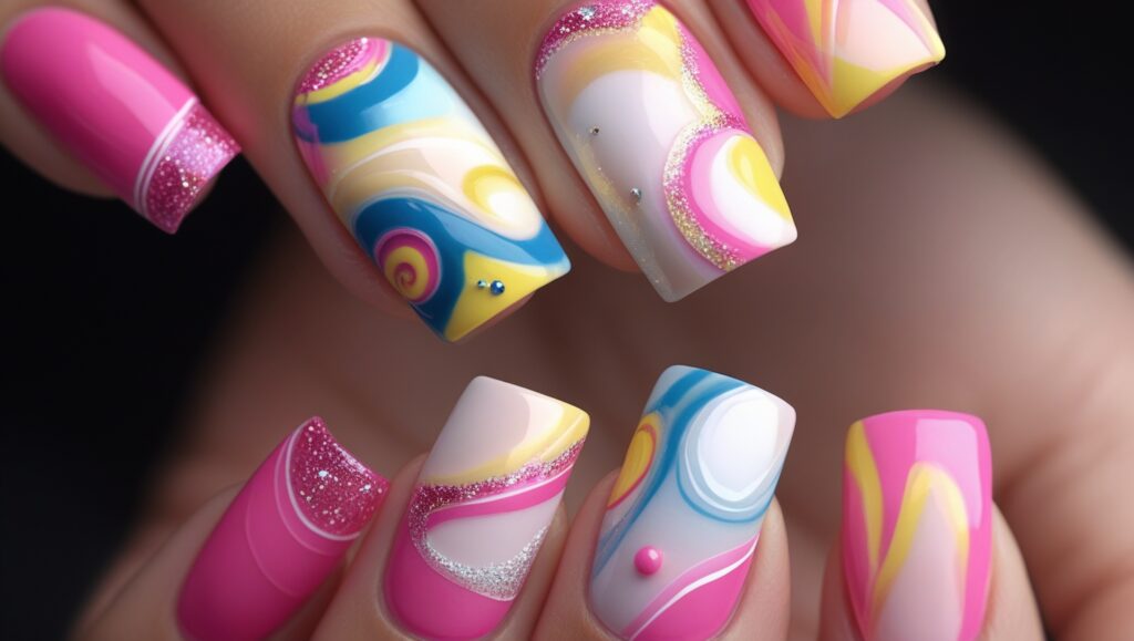valentine's day nails