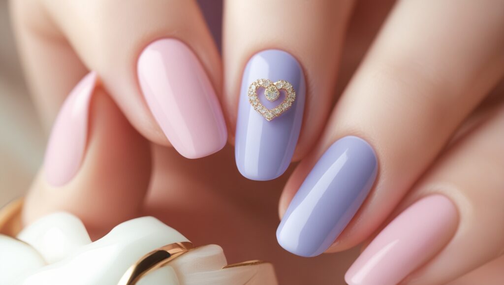 valentine's day nails